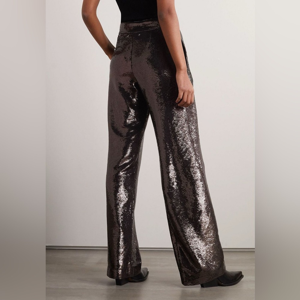 Golden Goose Gwenyth Black Sequin Pants Size 40 - Picture 2 of 7